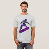 Splatter Graphic Skateboard T-Shirt (Voorkant volledig)