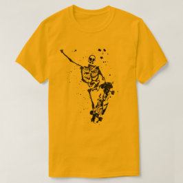 Splatter Graphic Skateboard T-Shirt