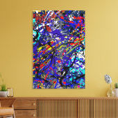 Splatter Grind_02 Canvas Print (Insitu (Woonkamer))