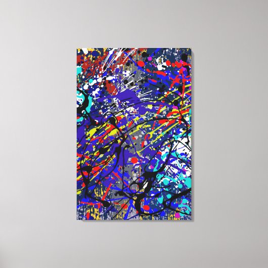 Splatter Grind_02 Canvas Print (Voorkant)