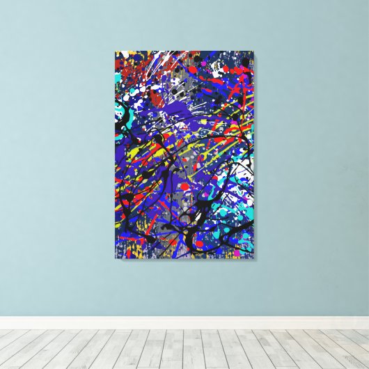 Splatter Grind_02 Canvas Print (Insitu (Houten vloer))