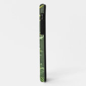Splatter Grunge Design - geel groen Case-Mate iPhone Case (Achterkant/links)