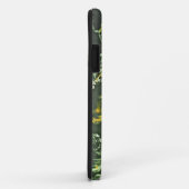 Splatter Grunge Design - geel groen Case-Mate iPhone Case (Achterkant/rechts)