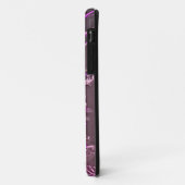 Splatter Grunge Design - paars Case-Mate iPhone Case (Achterkant/links)