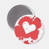 Splatter hartmagneet magneet (Voorkant / Achterkant)