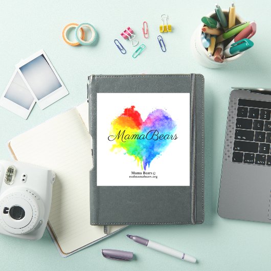 Splatter Heart Sticker (iPad Cover)