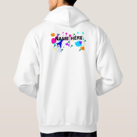 Splatter  Hoodie (Achterkant)