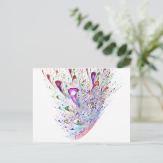 Splatter I Briefkaart (Staand voorkant)