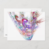 Splatter III Briefkaart (Voorkant / Achterkant)