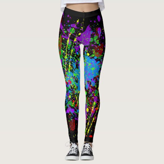 Splatter Leggings (Voorkant)