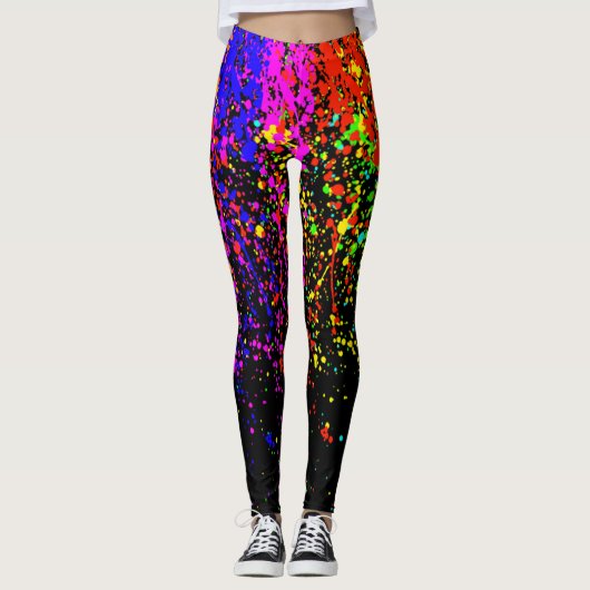 Splatter Leggings (Voorkant)