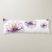 Splatter lotus en zacht pastelhoofdkussens