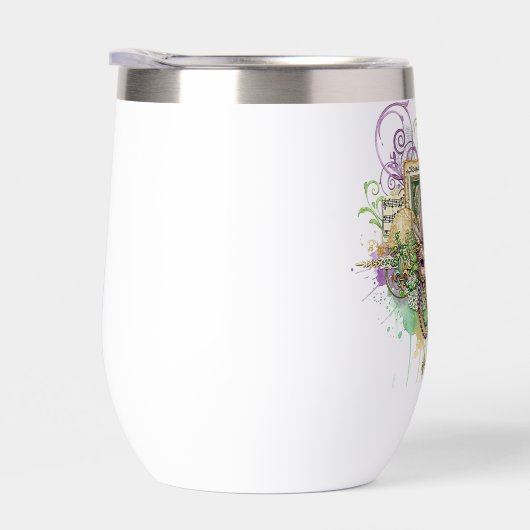 Splatter Mardi Gras collage (Rechts)