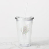 Splatter Mardi Gras collage Acryl Drinkbeker (Achterkant)