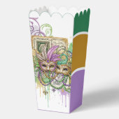 Splatter Mardi Gras collage Bedankdoosjes (Voorkant)