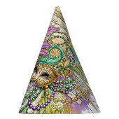 Splatter Mardi Gras collage Feesthoedjes (Rechts)