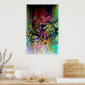 Splatter Mucho Paint Splatter Poster (Keuken)