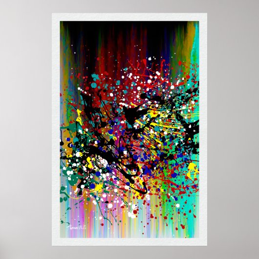 Splatter Mucho Paint Splatter Poster (Voorkant)
