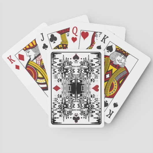 Splatter ontwerp 1 pokerkaarten (Achterkant)