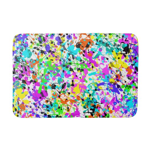 Splatter Paint Badmat (Voorkant)