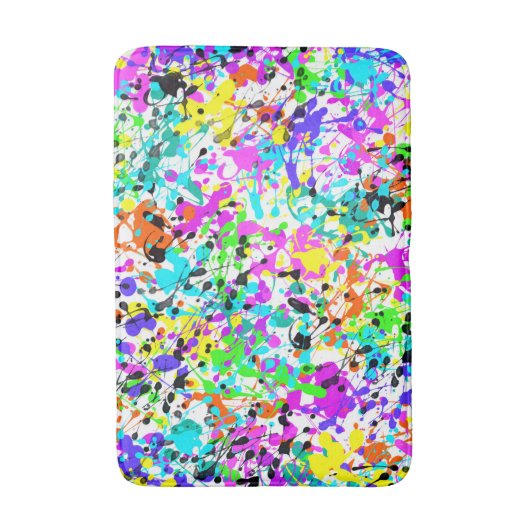 Splatter Paint Badmat (Voorkant Verticaal)
