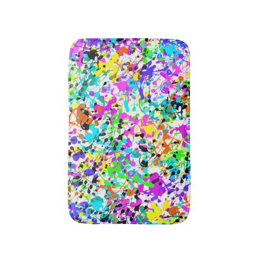 Splatter Paint Badmat (Voorkant Verticaal)