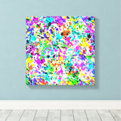 Splatter Paint Canvas Afdruk (Insitu (Houten vloer))