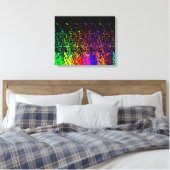 Splatter Paint Canvas Afdruk (Insitu (Slaapkamer))