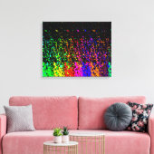 Splatter Paint Canvas Afdruk (Insitu (Woonkamer))