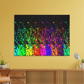 Splatter Paint Canvas Afdruk (Insitu (Woonkamer))