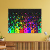 Splatter Paint Canvas Afdruk (Insitu (Woonkamer))