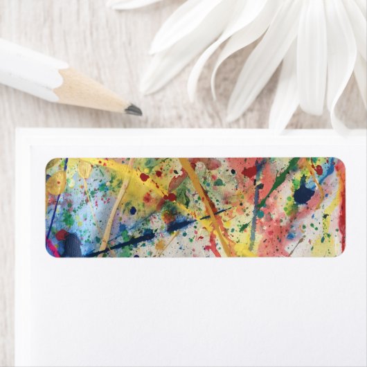 Splatter Paint Etiket (Insitu)