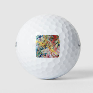 Splatter Paint Golfballen