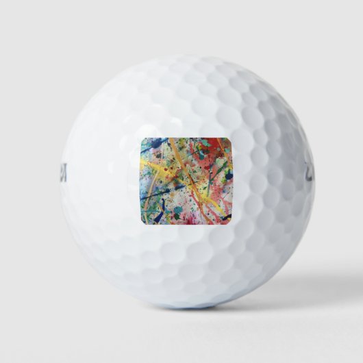 Splatter Paint Golfballen (Voorkant)