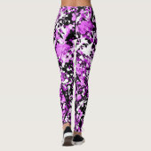 Splatter Paint in Orchid Leggings (Achterkant)