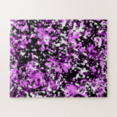Splatter Paint in Orchid Legpuzzel (Horizontaal)