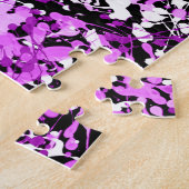 Splatter Paint in Orchid Legpuzzel (Zijkant)