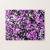 Splatter Paint in Orchid Legpuzzel (Horizontaal)