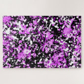 Splatter Paint in Orchid Legpuzzel (Horizontaal)