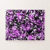 Splatter Paint in Orchid Legpuzzel (Horizontaal)