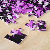 Splatter Paint in Orchid Legpuzzel (Zijkant)