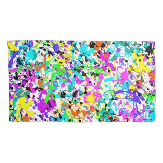 Splatter Paint Kussensloop (Achterkant-Rechts)