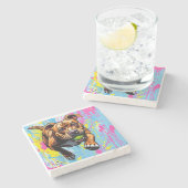 Splatter Paint Onderzetter (Zijkant)