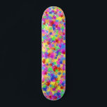 Splatter Paint Rainbow Bright kleurrijke achtergro Skateboard<br><div class="desc">Dit heldere skateboard ontwerp heeft een regenboog van kleur spatten op het in een splatter verfstijl. Het patroon doet denken aan fauvistische en expressionistische kunst en wordt uitgevoerd in tinten rood, geel, paarse, groen en blauw. Het is een abstract, grillig ontwerp voor een artiest of iemand die een gewaagde, levendige...</div>