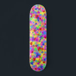 Splatter Paint Rainbow Bright kleurrijke achtergro Skateboard<br><div class="desc">Dit heldere skateboard ontwerp heeft een regenboog van kleur spatten op het in een splatter verfstijl. Het patroon doet denken aan fauvistische en expressionistische kunst en wordt uitgevoerd in tinten rood, geel, paarse, groen en blauw. Het is een abstract, grillig ontwerp voor een artiest of iemand die een gewaagde, levendige...</div>