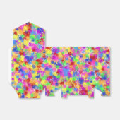 Splatter Paint Rainbow van Bright Color Background Bedankdoosjes (Uitgevouwen)