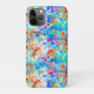 Splatter Paint Rainbow van Bright Color Background Case-Mate iPhone Case