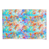 Splatter Paint Rainbow van Bright Color Background Kussensloop (Voorkant)