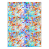 Splatter Paint Rainbow van Bright Color Background Tafelkleed (Voorkant)