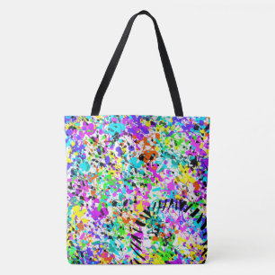 Splatter Paint Tote Bag